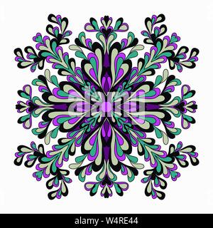Mandala. Round Ornament Pattern. Vintage decorative elements. vector illustration Stock Vector