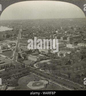 Northwest from Washington Monument in 1935. Stock Photo