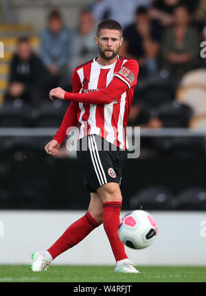 Sheffield United's Oliver Norwood during the pre-season friendly match at the Pirelli Stadium, Burton. Stock Photo