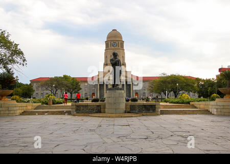 Tshwane City Hall on Pretorius Square, Pretoria, South Africa Stock Photo