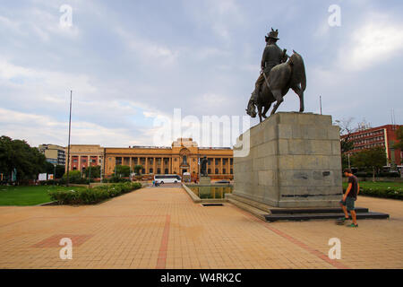 Tshwane City Hall on Pretorius Square, Pretoria, South Africa Stock Photo