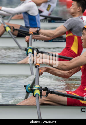 Plovdiv, Bulgaria, 10-12th May 2019, FISA, Rowing World Cup 1,  Plovdiv Canoe and Rowing Centre,  © Peter SPURRIER/Intersport Images]