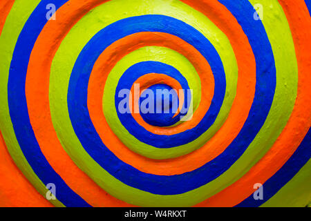 Art background of the mixed colors together until the beauty. Stock Photo