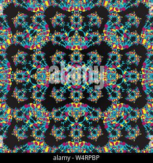 Abstract colored objects on a dark background wallpaper vector Stock Vector