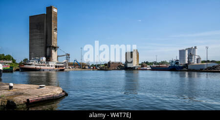 Sharpness Docks in Gloucestershire, United Kingdom Stock Photo