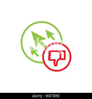 Website clicks icon ; pointer icon - unscrupulously acquiring website clicks Stock Vector