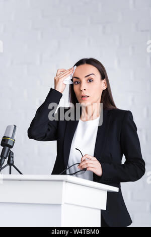 Essay on podium panic image