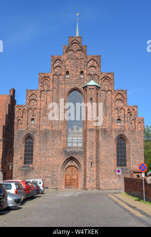 Helsingor, Denmark - 28 June 2019: church and convent of Helsingor on Denmark Stock Photo
