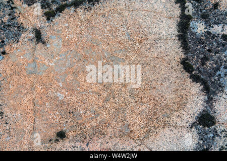 Stone texture. Pink granite surface. Stock Photo
