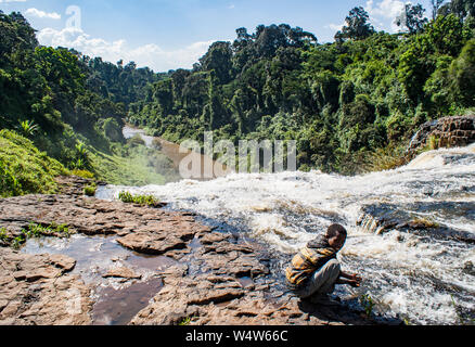 Sor river waterfall in Illubabor, Ethiopia Stock Photo - Alamy