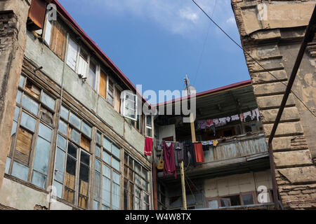 Considered the fourth city of the former Soviet Union, Tbilisi awakens as the great metropolis of the Caucasus after more than a decade of stagnation Stock Photo