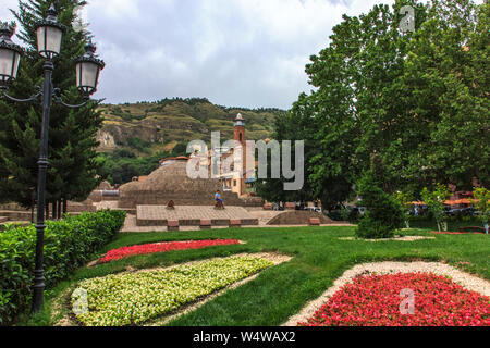 Considered the fourth city of the former Soviet Union, Tbilisi awakens as the great metropolis of the Caucasus after more than a decade of stagnation Stock Photo