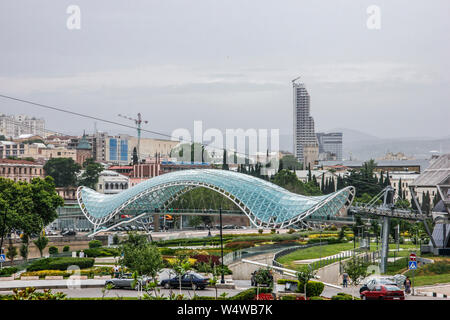 Considered the fourth city of the former Soviet Union, Tbilisi awakens as the great metropolis of the Caucasus after more than a decade of stagnation Stock Photo