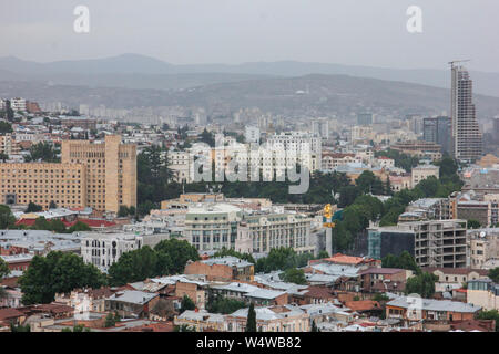 Considered the fourth city of the former Soviet Union, Tbilisi awakens as the great metropolis of the Caucasus after more than a decade of stagnation Stock Photo