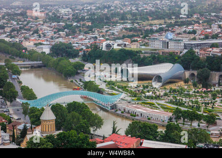 Considered the fourth city of the former Soviet Union, Tbilisi awakens as the great metropolis of the Caucasus after more than a decade of stagnation Stock Photo