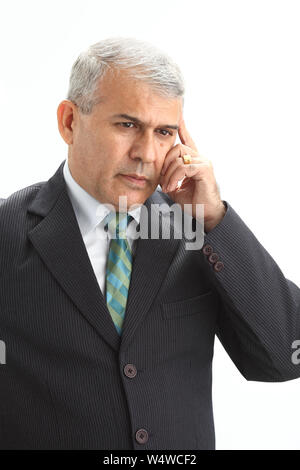 Businessman thinking Stock Photo