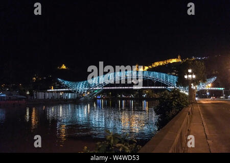 Considered the fourth city of the former Soviet Union, Tbilisi awakens as the great metropolis of the Caucasus after more than a decade of stagnation Stock Photo