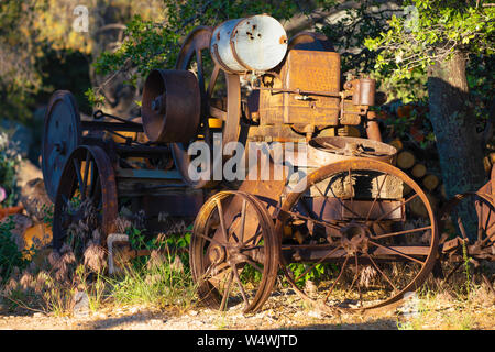 An Old and Rusting Piece of Large Equipment Stock Photo
