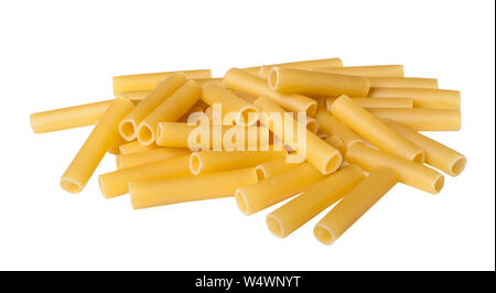 Cut Ziti Pasta Pile Stock Photo