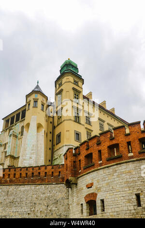 Krakow, Poland - May 21, 2019: Krakow - Poland's historic center, a city with ancient architecture Stock Photo