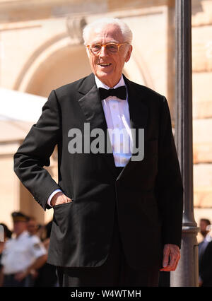 Bayreuth, Germany. 25th July, 2019. Franz Herzog von Bayern is at the Bayreuth Festival 2019. The Richard Wagner Festival began in Bayreuth on Thursday. Credit: Tobias Hase/dpa/Alamy Live News Stock Photo