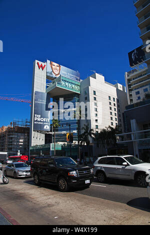 Alley of stars in Hollywood, Los Angeles, California, USA Stock Photo