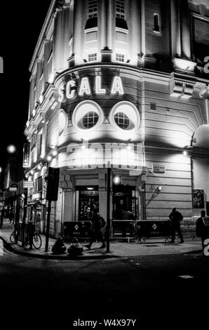 Scala, a former cinema turned nightclub and live music venue in Pentonville  Road, London, England, near King's Cross railway station Stock Photo - Alamy