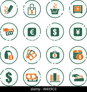 E-commers vector icons for user interface design Stock Vector