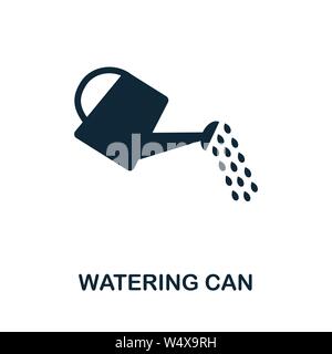 Watering Can vector icon symbol. Creative sign from farm icons collection. Filled flat Watering Can icon for computer and mobile Stock Vector