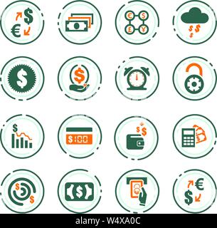 E-commers vector icons for user interface design Stock Vector