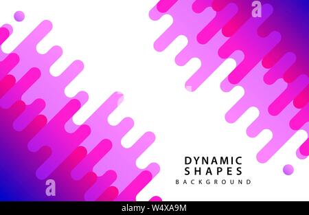 flat dynamic wavy form with irregular parallel rounded lines Background with transparency for banner, card, poster, flyer . Line style design element. Stock Vector