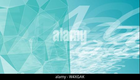 Ai algorithm cyber numbers vector background Stock Vector