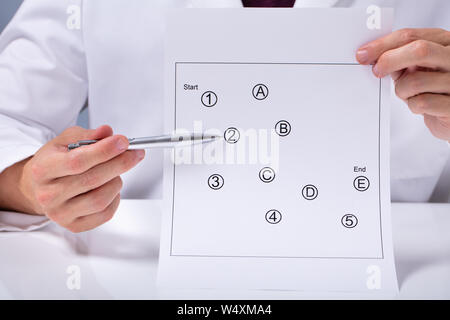 Cognitive Rehabilitation Therapy Dementia Cognitive Function Test Assessment Stock Photo