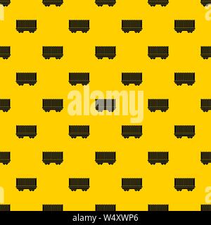 Cargo wagon pattern vector Stock Vector