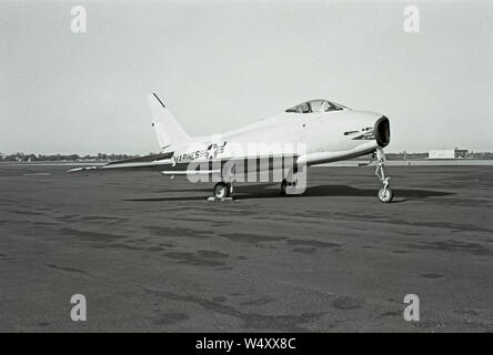 USMC United States Marine Corps North American FJ-4B Fury Stock Photo