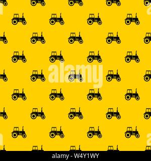 Tractor pattern vector Stock Vector