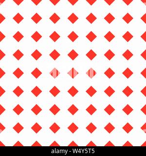 red squares on a white background seamless pattern Stock Vector