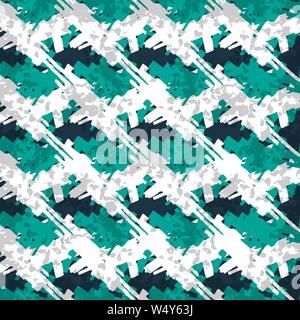 green and black abstract objects on white background vector illustration Stock Vector