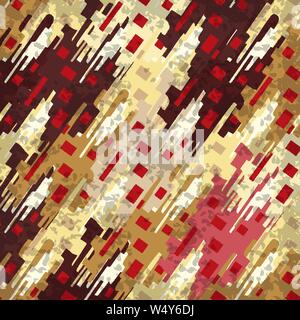 geometric and abstract objects colored background Stock Vector