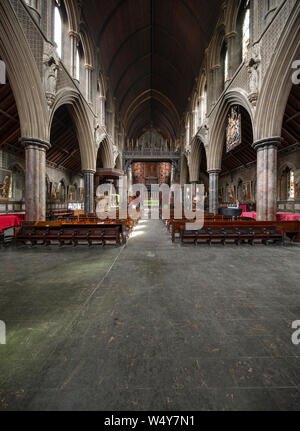 London, United Kingdom, 18th July 2019, interior of St Cuthberts Church in Earls Court Stock Photo