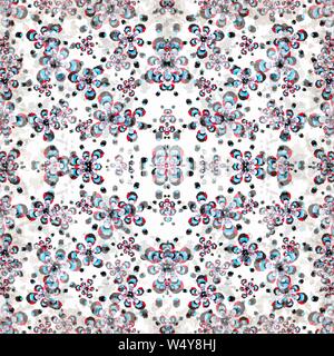 Beautiful abstract flowers on a white background grunge effect vector illustration Stock Vector