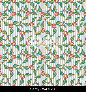 flower petals grunge effect Abstract colored seamless pattern vector background Stock Vector