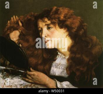 Jo, La Belle Irlandaise - by Gustave Courbet, 1866 Stock Photo - Alamy