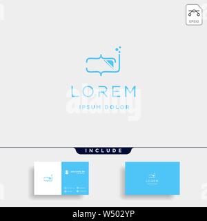 dive code logo design deep coding technology simple line vector Stock ...