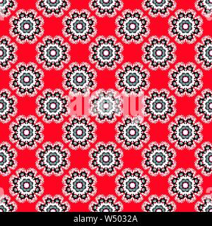 Mandala. Vintage decorative elements. seamless pattern. Stock Vector