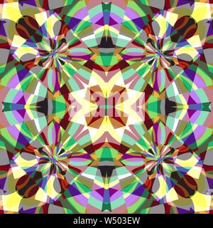 gentle waves of polygons and a beautiful abstract geometric in retro style grunge effect Stock Vector