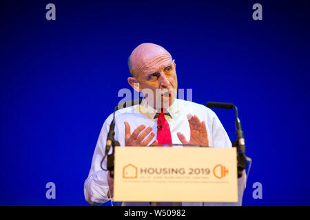 John Healey MP talks at the CIH Housing Conference 2019     www.chrisbullphotographer.c Stock Photo