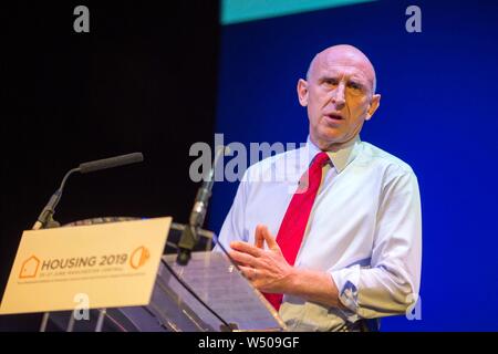 John Healey MP talks at the CIH Housing Conference 2019     www.chrisbullphotographer.c Stock Photo