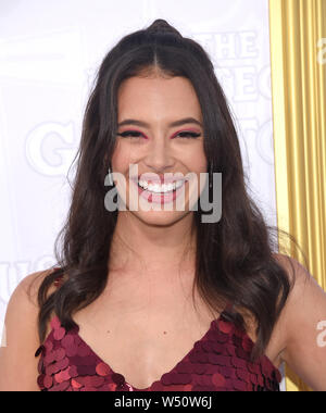 July 25, 2019, Hollywood, California, USA: Chloe Bridges arrives for the 'The Righteous Gemstones' Los Angeles Premiere at Paramount Studios. (Credit Image: © Lisa O'Connor/ZUMA Wire) Stock Photo