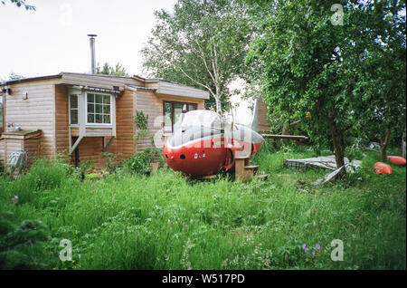 Jet provost trainer jet aircraft, Medstead, Alton, Hampshire, England, United Kingdom. Stock Photo